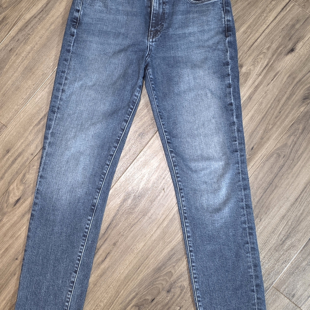 Fidelity OH BOY! Boyfriend Denim Women's Straight Leg Jeans in Blue